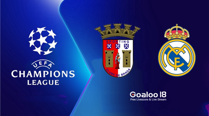 ​Braga vs Real Madrid Prediction UEFA Champions League