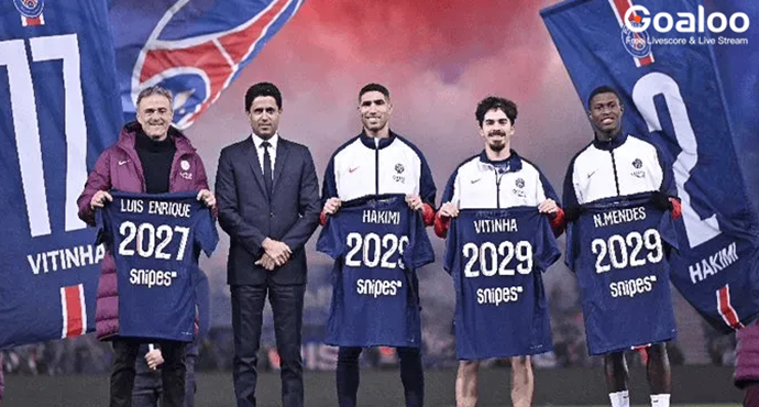 PSG Announces Key Contract Renewals Ahead of Monaco Clash