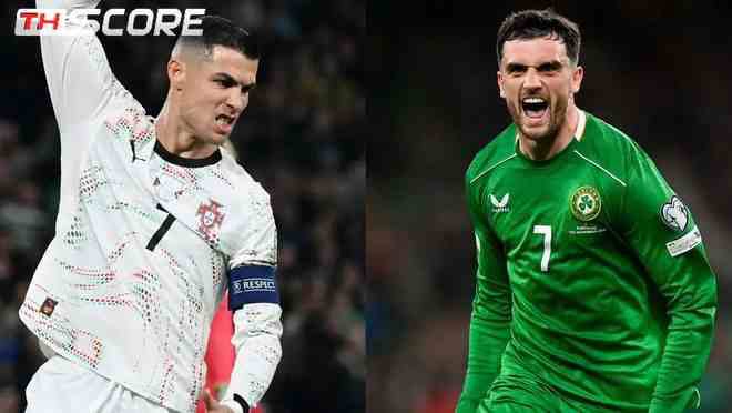 ​ตัดเกรดฝอยทอง! โปรตุเกสบุกพ่ายไอร์แลนด์ยับเยิน, โรนัลโด้หัวร้อนโดนแดง-ฟอร์มบู่