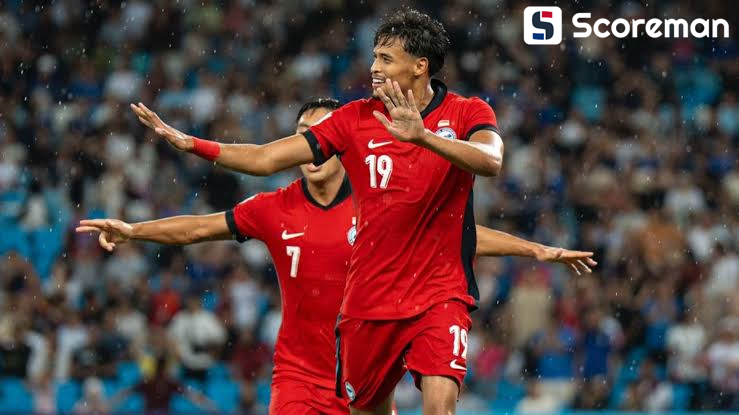 일한 판디의 막판 원더골, 싱가포르, 캄보디아 2-1 꺾고 아세안 현대컵 첫 승