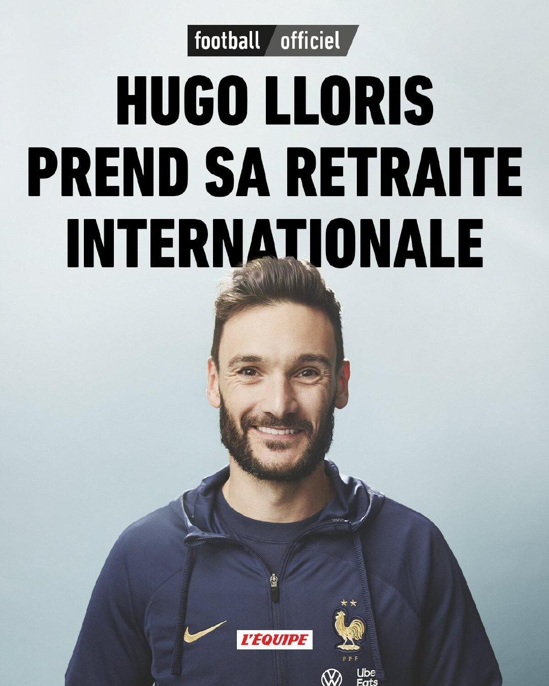 🚨🇫🇷 𝐁𝐑𝐄𝐀𝐊𝐈𝐍𝐆: Hugo Lloris has RETIRED from the France national team!