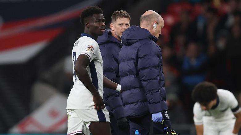Bukayo Saka Leaves England Camp for Injury Assessment