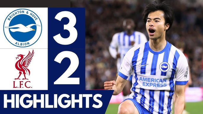 Brighton 3-2 Liverpool | Mitoma sút vô-lê ghi bàn, Liverpool đã chuỗi 3 trận không thắng sau khi ấn định chức vô địch
