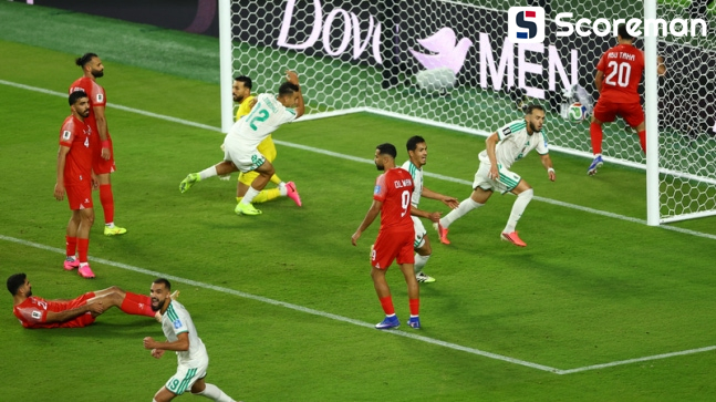 알제리, 요르단 2-1 꺾고 조 3위…요르단 탈락 확정