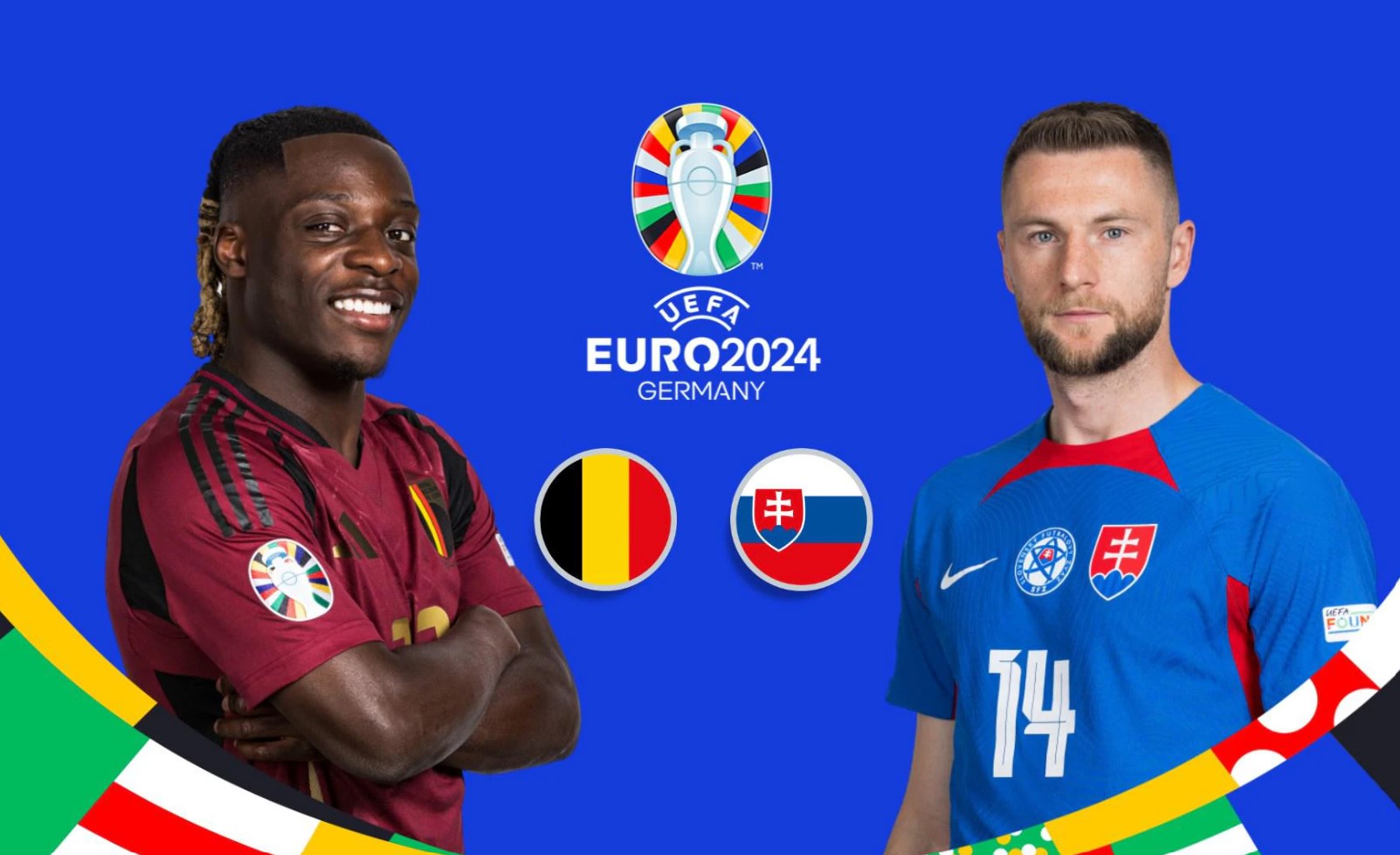 Trước trận EURO 2024: Bỉ VS Slovakia