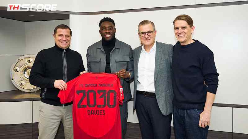 ​ทางการ!!!บาเยิร์น มิวนิค ต่อสัญญา อัลฟอนโซ เดวีส์ ถึงปี 2030