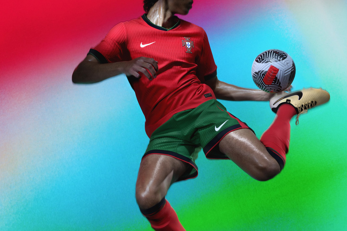 ​Áo đấu sân nhà và sân khách của ĐTQG Bồ Đào Nha cho EURO 2024