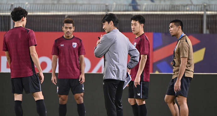 ซ้อมครั้งสุดท้าย! ‘อิชิอิ’ เน้นปรับตัวสภาพสนาม-อากาศก่อนดวล ติมอร์ฯ