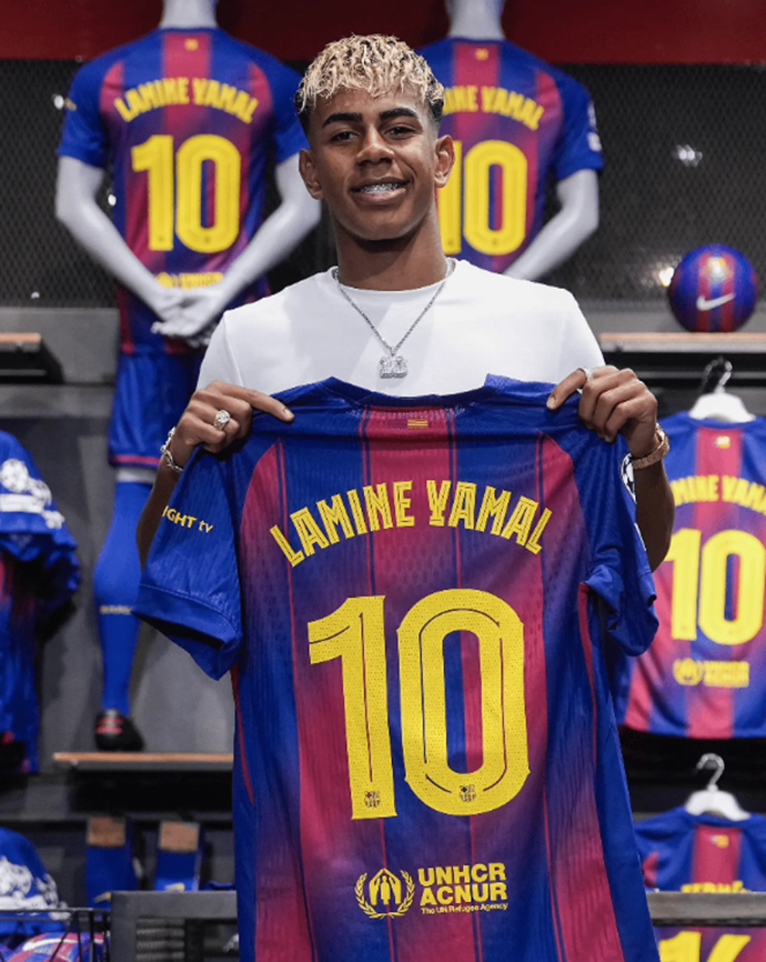 Lamine Yamal's Jersey Breaks Barcelona's Single-Day Sales Record, Generating $2.1 Million