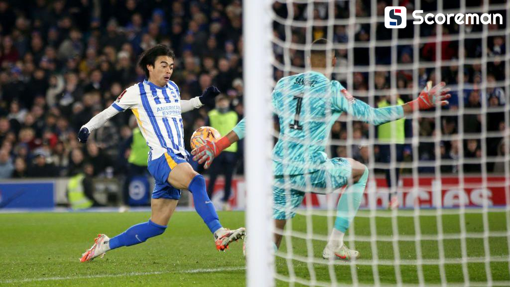브라이튼, 첼시에 2-1 역전승→FA컵 16강 진출