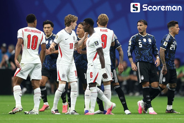 아르헨티나, '축구종가' 잉글랜드에 2-1 극적 역전승...스페인과 결승 대결 '2연패 보인다'