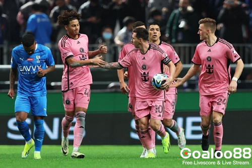 Messi’s first goal in 2024​​