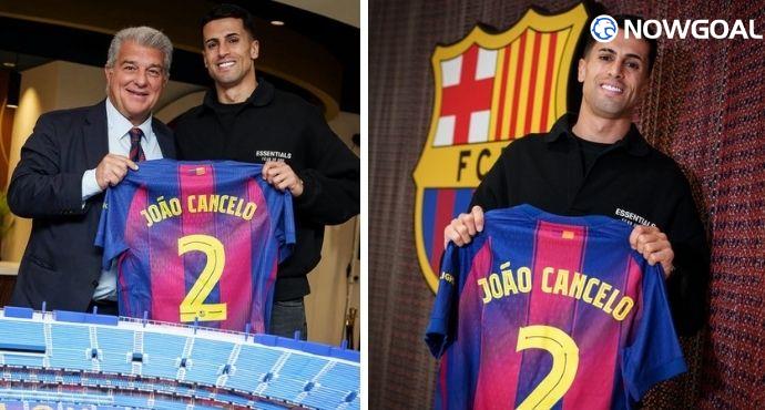 Barcelona Re-Announce Cancelo Signing as He Takes Back No. 2 Shirt