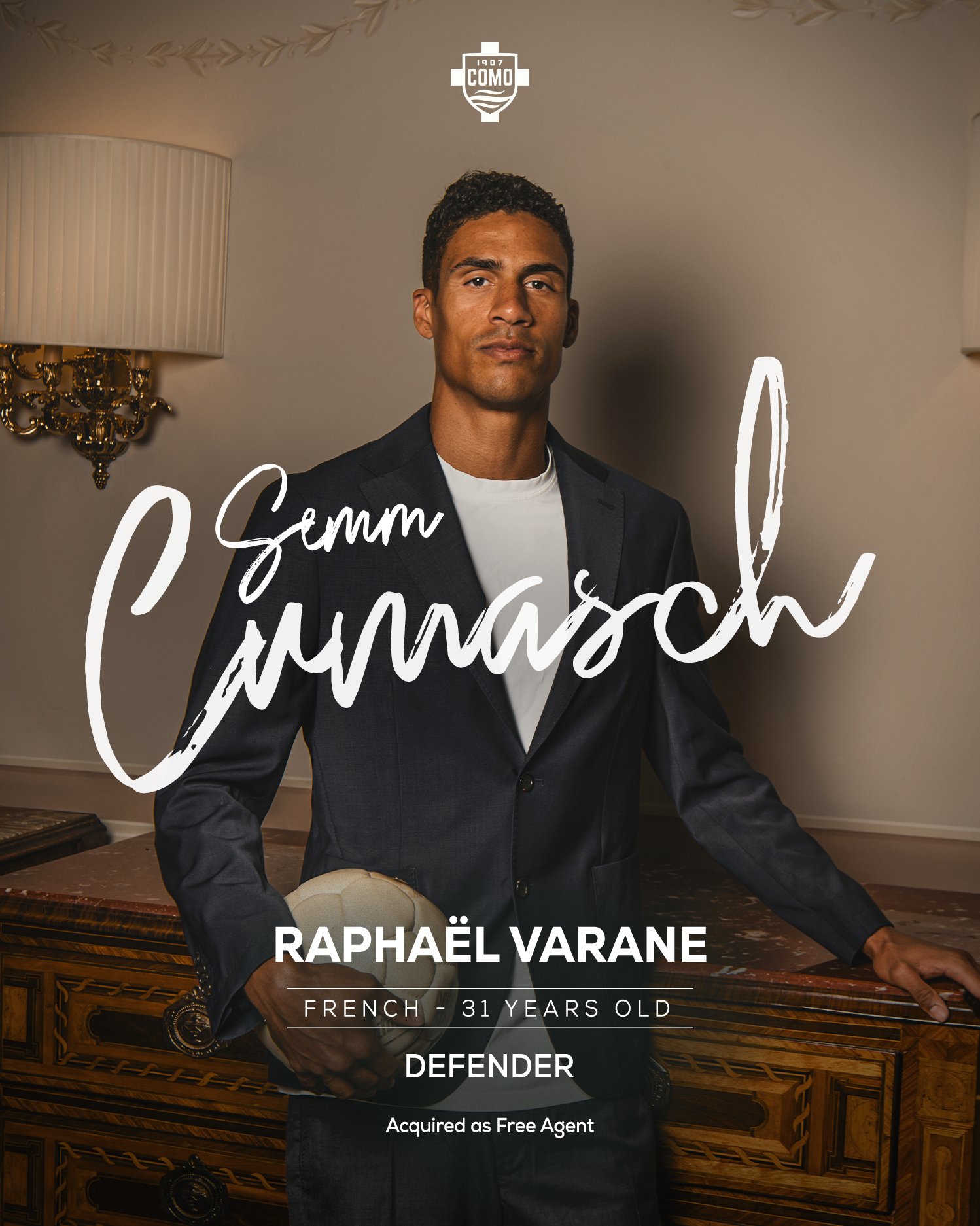 Raphael Varane Joins Como After Manchester United Exit