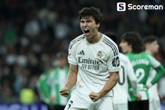 '음바페 부상 대체' 04년생 신예 곤살로 가르시아 해트트릭 폭발...팀은 5-1 대승