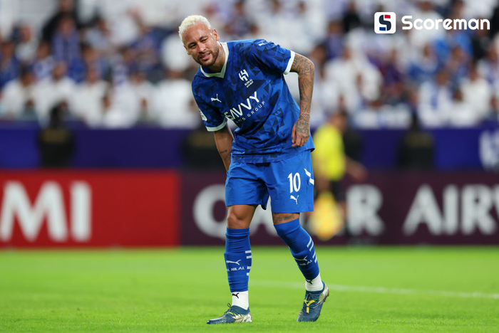 '연봉 2260억 받고 공식전 7경기 1골' 네이마르, 알 힐랄과 계약 해지 발표