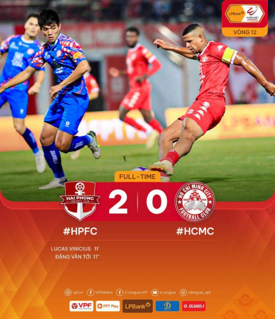 Đình Triệu trở lại, Hải Phòng thắng dễ TP HCM