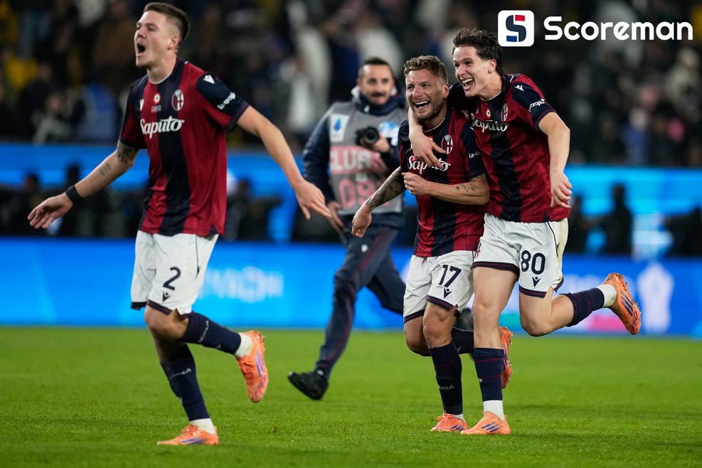 볼로냐, 승부차기 끝에 인터 밀란 꺾고 이탈리아 슈퍼컵 결승행