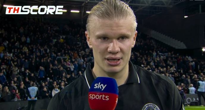 ฮาลันด์ปลดล็อก 100 ลูก! 