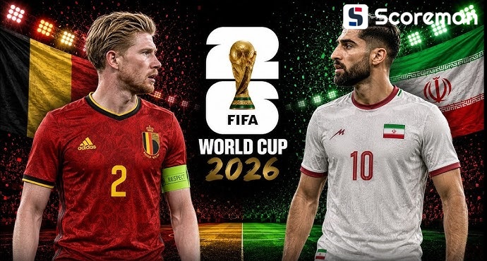 6월22일 월드컵 - 벨기에 VS 이란 해외축구 분석 프리뷰