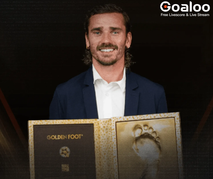 ​Official: Atlético Madrid Forward Antoine Griezmann Wins 2025 Golden Foot Award