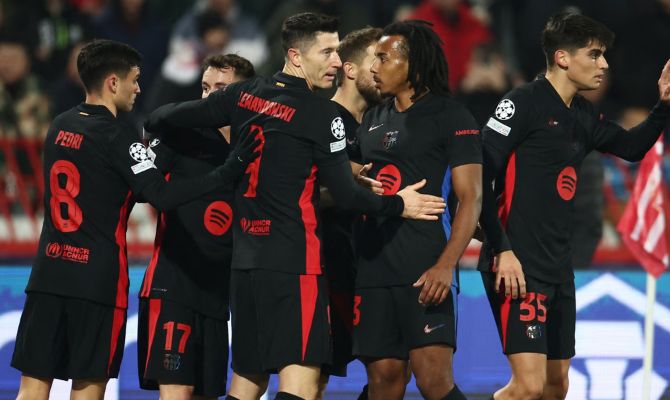 Flick's Barcelona Maintains Scoring Spree with Five-Goal Belgrade Show