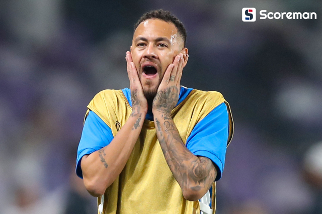 '연봉 2260억 받고 공식전 7경기 1골' 네이마르, 알 힐랄과 계약 해지 발표