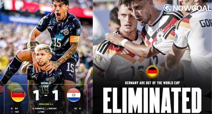 Germany Eliminated by Paraguay 5-4 on Penalties