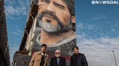 On the fourth anniversary of Maradona's passing, De Laurentiis, Conte, and Di Lorenzo attended the memorial event