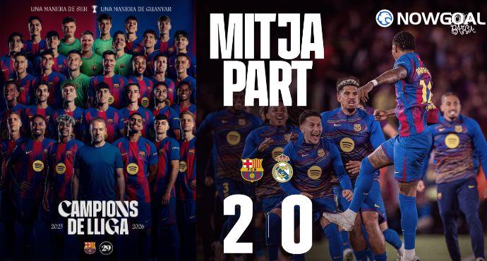 FC Barcelona Defeat Real Madrid CF to Clinch La Liga Title and Draw Level in El Clásico Wins