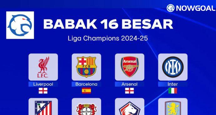 The Champions League Round of 16 is set! The draw for the Round of 16 will take place on February 21st at 19:00