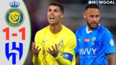 FT: Al-Nassr 1-1 Al Hilal