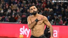 Reaching the milestone of 100 away goals in his Liverpool career, Salah becomes the third player in the club's history to do so