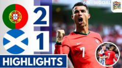 FT: Portugal 2-1 Scotland