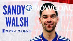 Official: Indonesian naturalized defender Walsh joins Yokohama F. Marinos; the player's market value is €1 million.