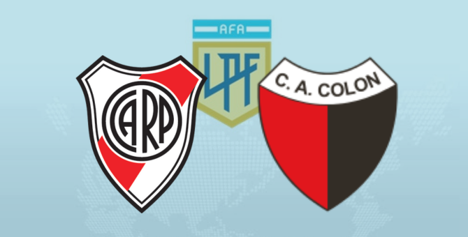 Argentine Division 1 - River Plate VS Colon de Santa Fe