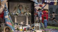 Napoli Beri Tribute untuk Tahun ke-4 Wafatnya Diego Maradona