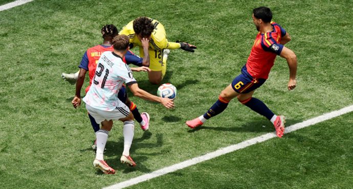 Vào bán kết! Tây Ban Nha thắng Bỉ 2-1 bằng bàn quyết định phút chót