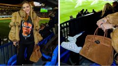 Quá nóng bỏng! Bạn gái người mẫu của Vinícius đến sân cổ vũ, từ áo đến giày đều mang dấu ấn Vinícius