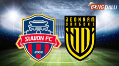 Suwon FC VS Jeonnam Dragons 17:30 10/07/2026 K League 2 Hàn Quốc