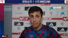 Rodri: Sevilla rất kiên cường, tôi rất vui vì Barca bước vào kỳ nghỉ với thành tích toàn thắng