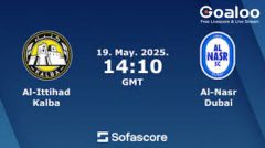 Tight Clash Expected as Ittihad Kalba Host Al Nasr