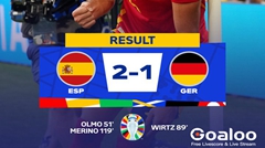 Spain 2-1 Germany (After Extra Time): Late Merino Header Sends La Roja Through to Semifinals