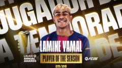 Lamine Yamal Crowned La Liga Player of the Year 2025/26