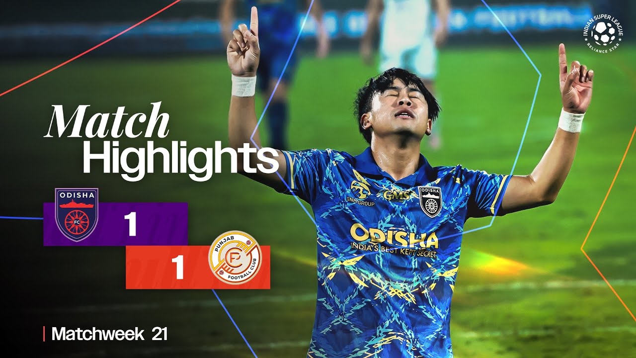 오디샤 FC 1-1펀자브丨경기 하이라이트 -인도 ISL