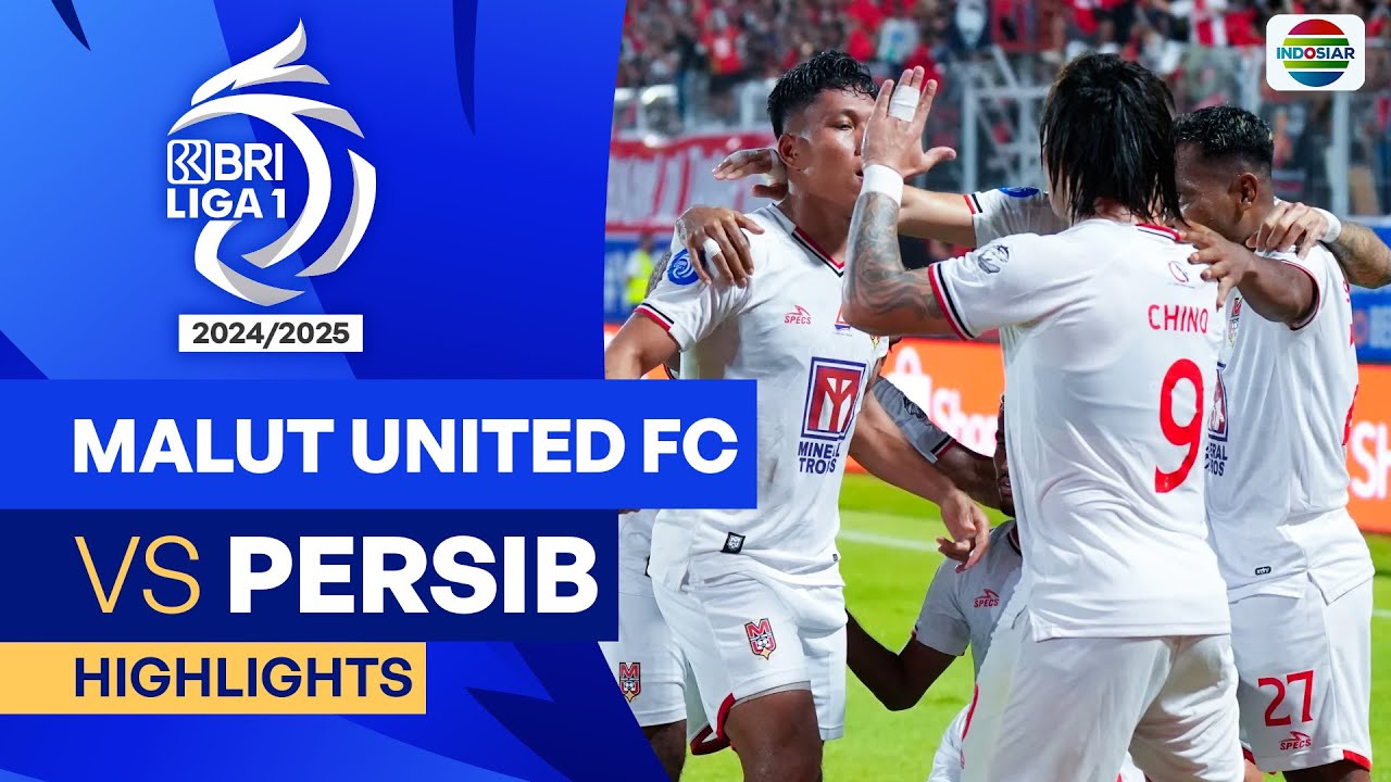 ไฮไลท์+อินโดนีเซีย ซุปเปอร์ ลีกา:มาลุต ยูไนเต็ด 1-0 Persib Bandung丨อินโดนีเซีย ซุปเปอร์ ลีกา 2024-2025丨02-05-2025