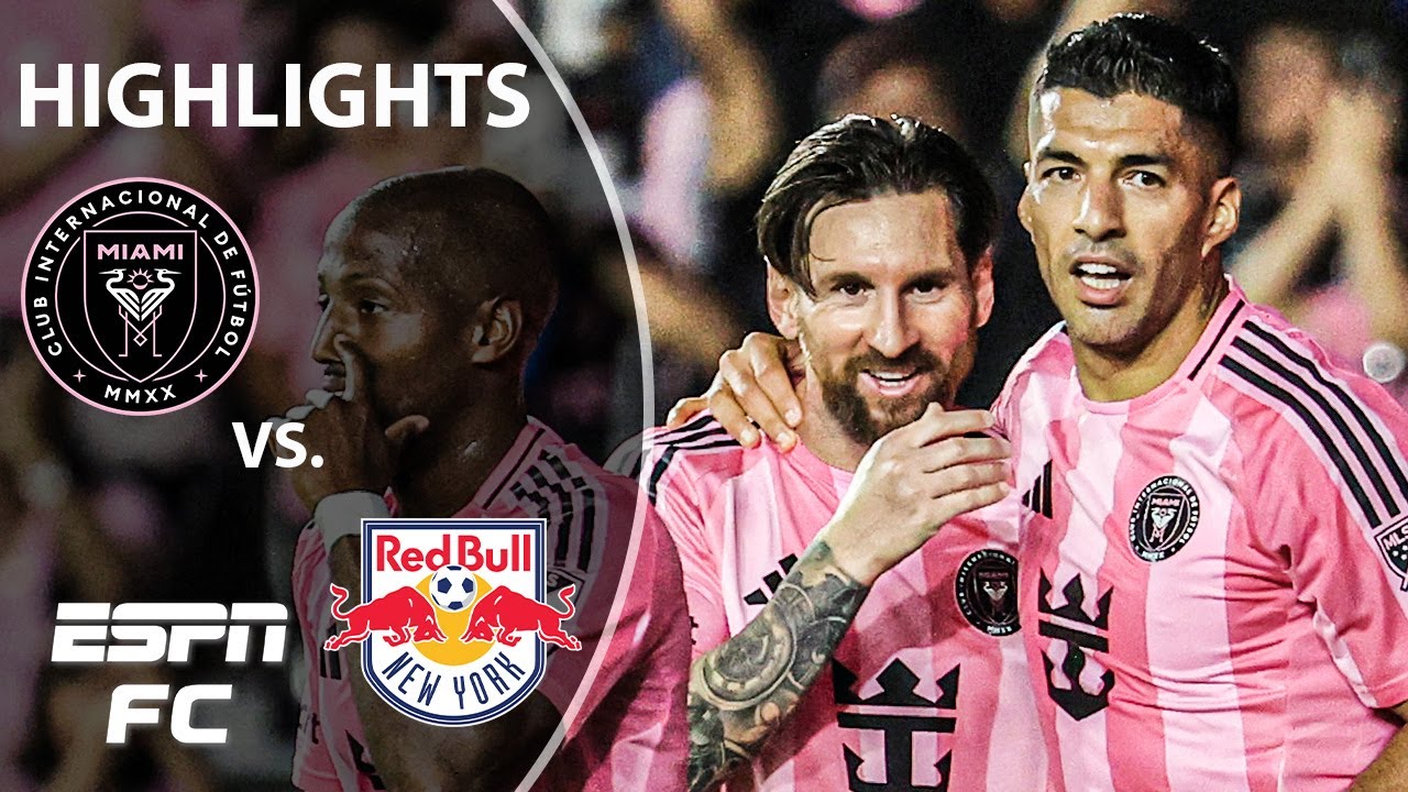 ไฮไลท์+เมเจอร์ลีกซอกเกอร์:อินเตอร์ ไมอามี ซีเอฟ 4-1 New York Red Bulls丨เมเจอร์ลีกซอกเกอร์ 2025丨04-05-2025