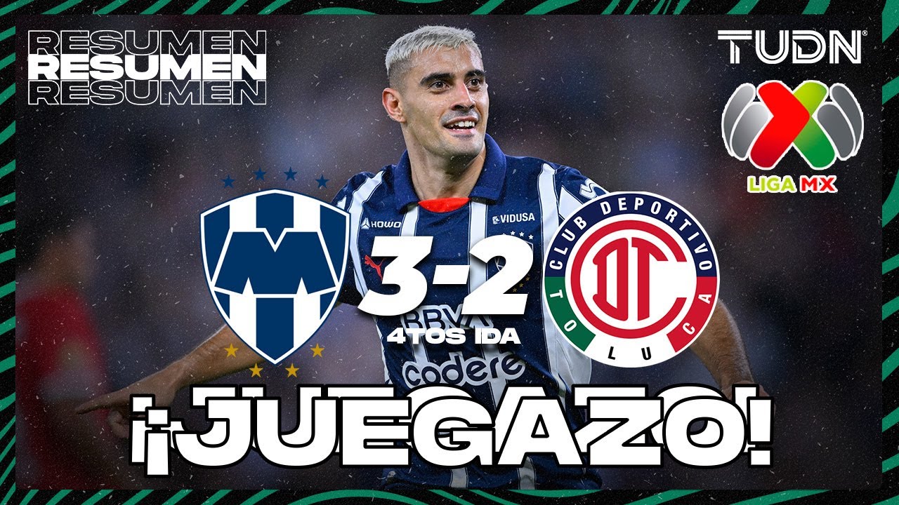 Highlights:Primera Division Liga MX Monterrey 3-2 Toluca - Nowgoal