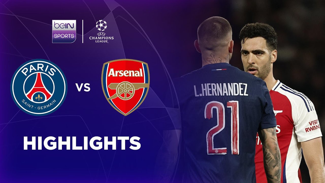 Highlights:UEFA Champions League Paris Saint Germain (PSG) 2-1 Arsenal - Nowgoal