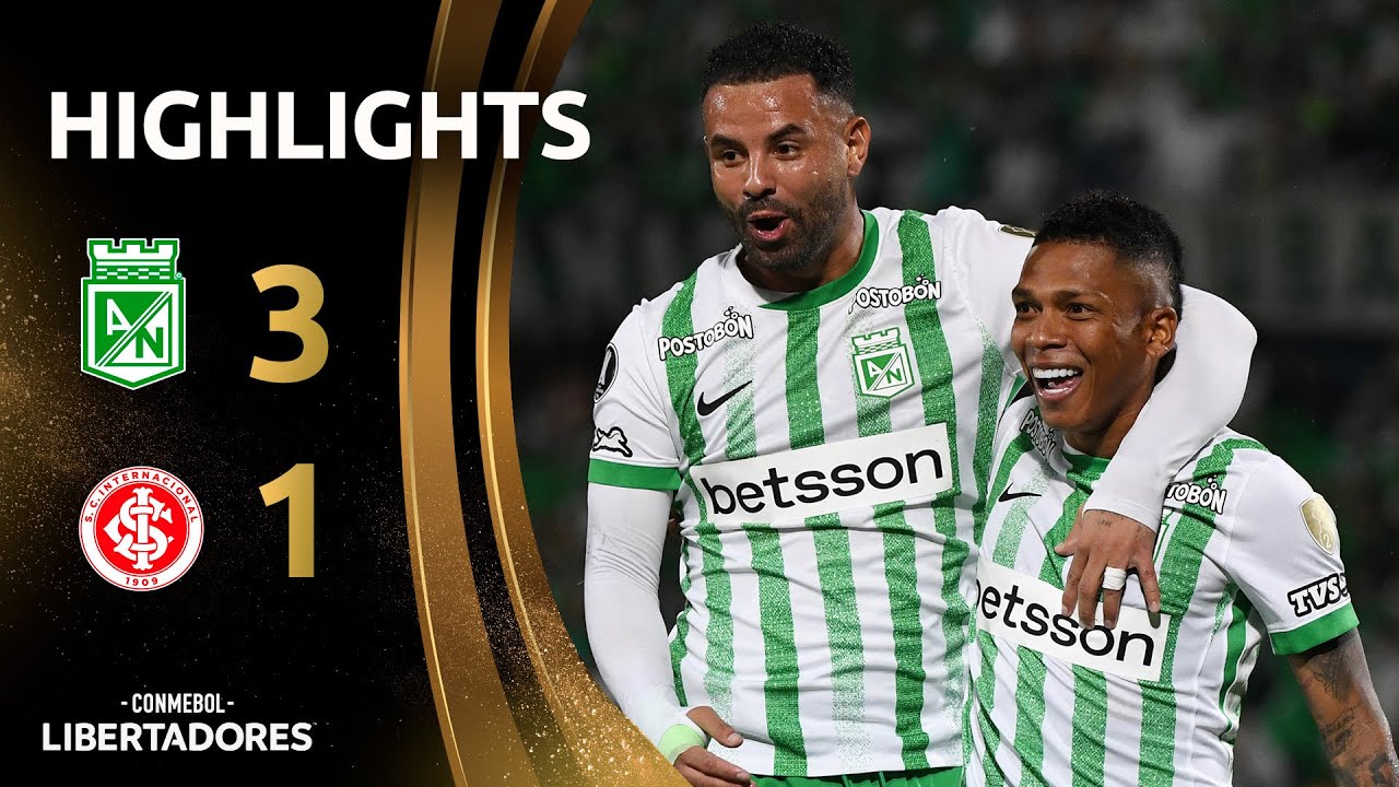 Highlights:Copa Libertadores Atletico Nacional Medellin 3-1 Internacional RS - Nowgoal